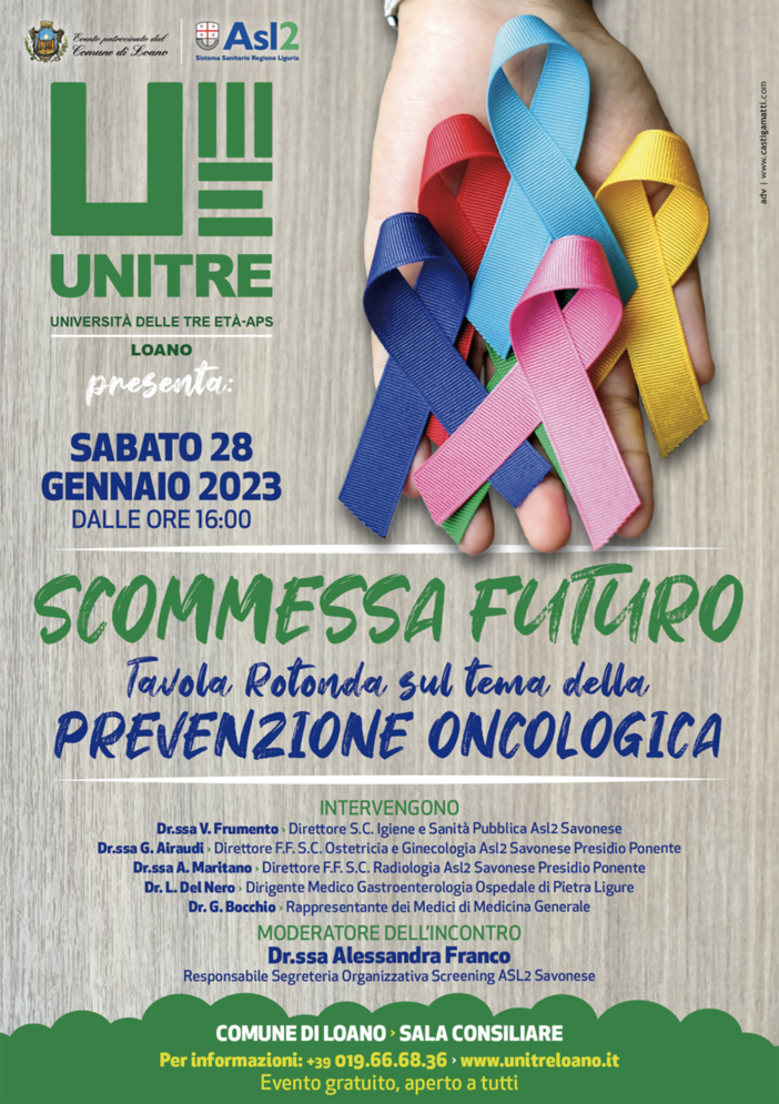 Asl2, settimana della prevenzione per la Cervice Uterina, le iniziative