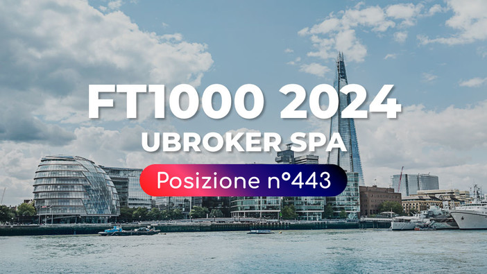 Financial Times e Cerved premiano ancora 'uBroker Spa'