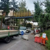 Varazze, via ai lavori di manutenzione del ponte del Carega' di via Baglietto (FOTO)