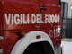 Incendio boschivo tra Albenga e Ceriale: intervento dei vigili del fuoco