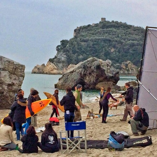 Varigotti, la Baia dei Saraceni set per l'ultimo spot della TIM: ecco il video