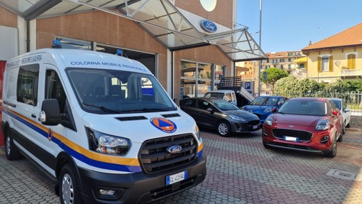 Villanova d'Albenga, nuovo mezzo per la colonna mobile regionale della Protezione civile