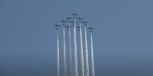 Andora, Frecce Tricolori: ecco il video del volo di prova