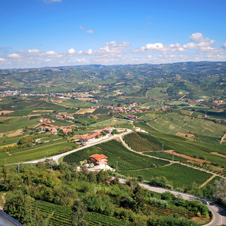 Una vista delle Langhe da La Morra