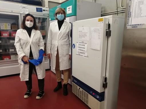 I vaccini anti-Covid arrivano al Gaslini e al San Martino (FOTO e VIDEO)