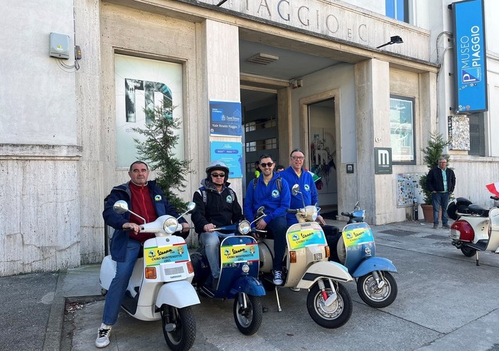 Da Cairo a Pontedera per partecipare al Vespa World Days (FOTO)