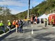 A6, camion si ribalta nella zona del viadotto crollato: un codice giallo