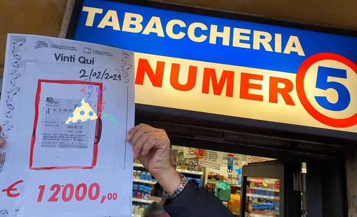 Gioca 6 euro al &quot;10eLotto&quot;, ne vince dodicimila: &quot;colpaccio&quot; a Pietra Ligure