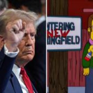 &quot;I migranti mangiano i cani&quot;, Trump copia i Simpson