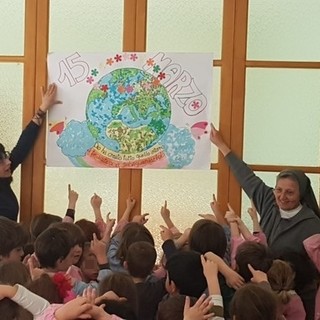 Il 'Global Strike For Future' arriva anche ad Alassio tra i bambini della scuola Maria Ausiliatrice