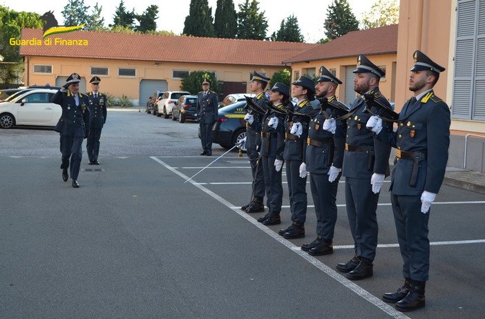 Visita del comandante regionale GdF Zaccagnini al Comando di Savona e alla Compagnia di Albenga